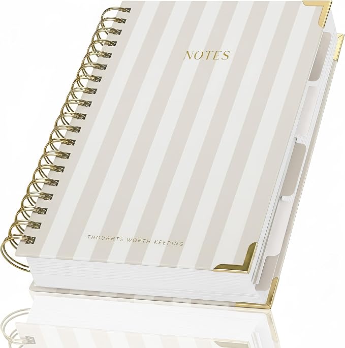 Aesthetic Thick Spiral Notebook by ZICOTO