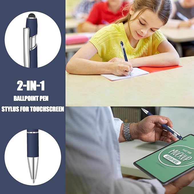 6 Pcs Blue Ink Ballpoint Pen - Image 4