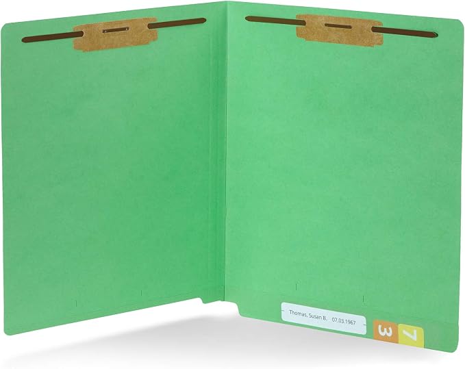 Blue Summit Supplies 50 End Tab Fastener Folders, Letter Size - Image 6