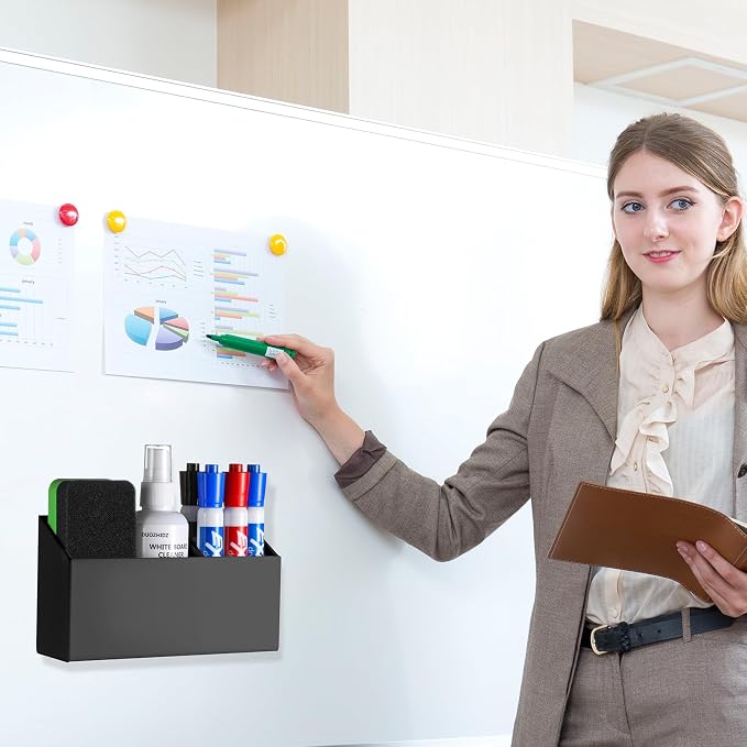 Lingshare Acrylic Magnetic Dry Erase Marker Holder - Image 4