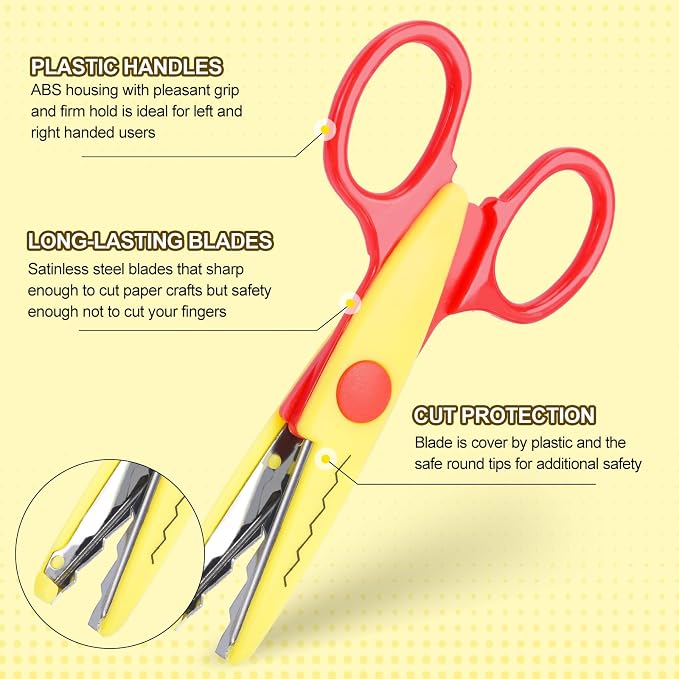 UCEC 8 Pack Craft Scissors - Image 6