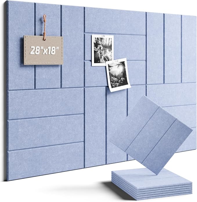 Felt Bulletin Board Tiles -28"x18" by FLUXYNARA