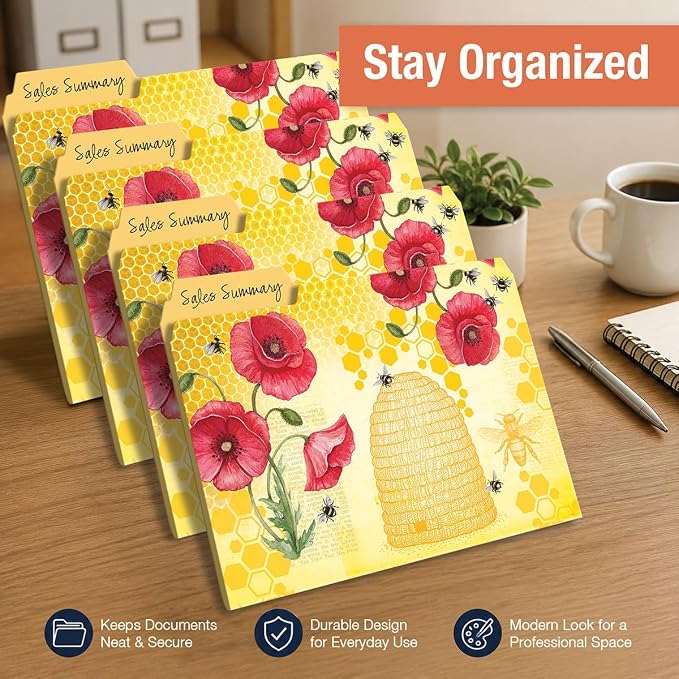 Current Bee Friends File Folders Value Pack - Image 3
