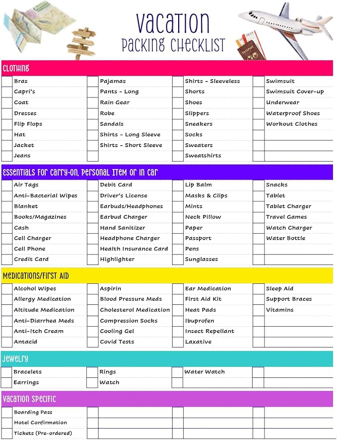 Vacation Packing List - Image 3