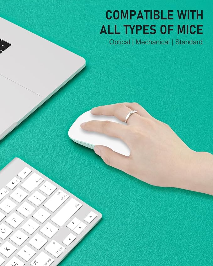 Desk Pad, 35.5" x 17" PU Leather Non-Slip Desk Mat Large Mouse Pad - Image 4