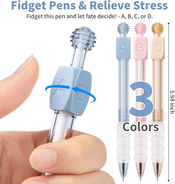 9 PACK Gel Pens, 0.5mm Black Ink Fidget Pen, Fine Point Smooth Writing Pen - Image 2