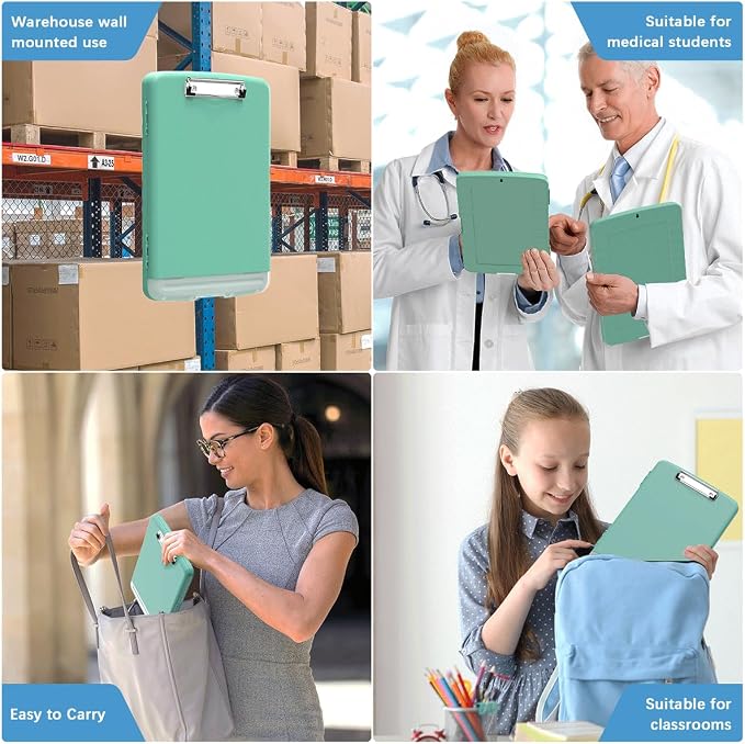 Hongri Clipboard with Storage with Pen Holder, Folder Nursing Clip Board 8.5 x - Image 7