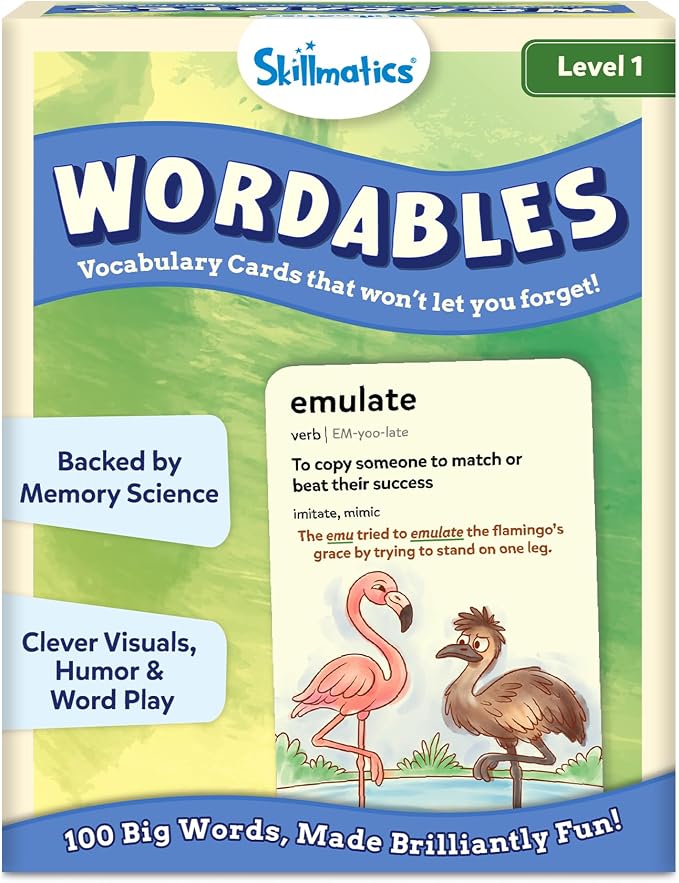 Skillmatics Vocabulary Flash Cards by Skillmatics