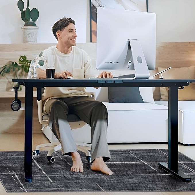 Office Chair Mat for Hardwood Floor&Tile Floor, Under Desk Rug for Rolling - Image 7
