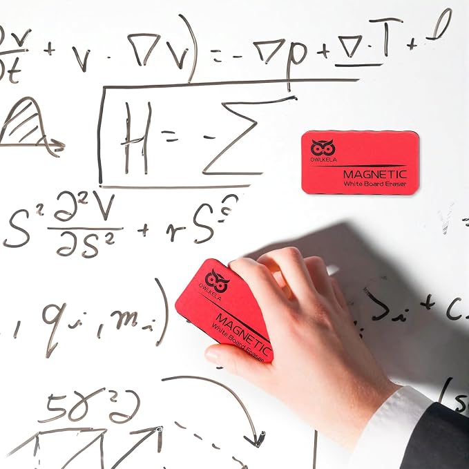 OWLKELA 8Pcs Whiteboard Erasers, Magnetic Dry Erase Eraser Ideal - Image 4