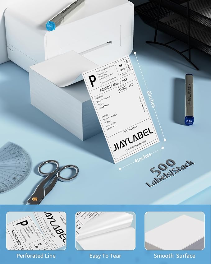 4x6 Thermal Shipping Label Paper - Image 2