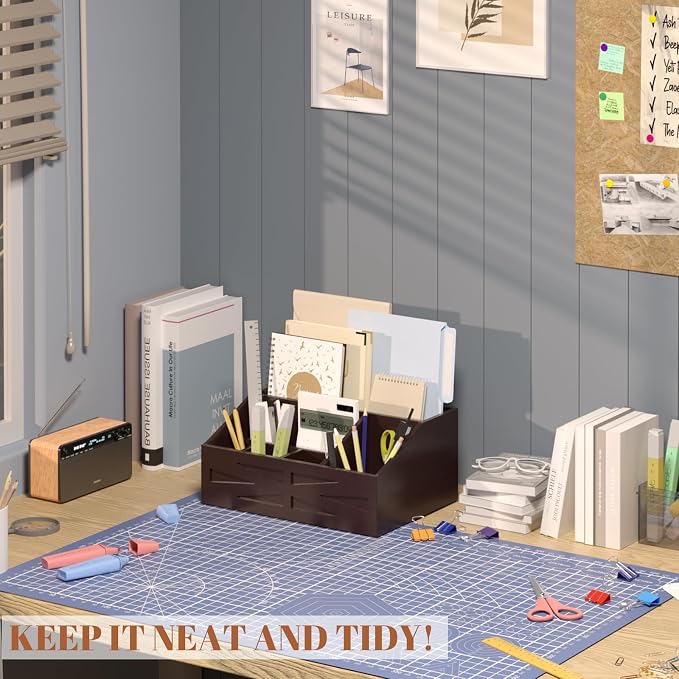 Large Mail Organizer Countertop, Farmhouse Desk and Kitchen Countertop Storage - Image 8