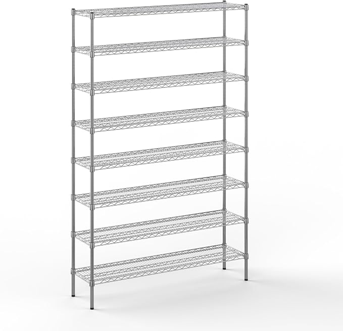 Regal Altair 14" Deep x 54" Wide x 86" Height Wire Shelving Kit | 8-Tier | NSF by Regal+Altair