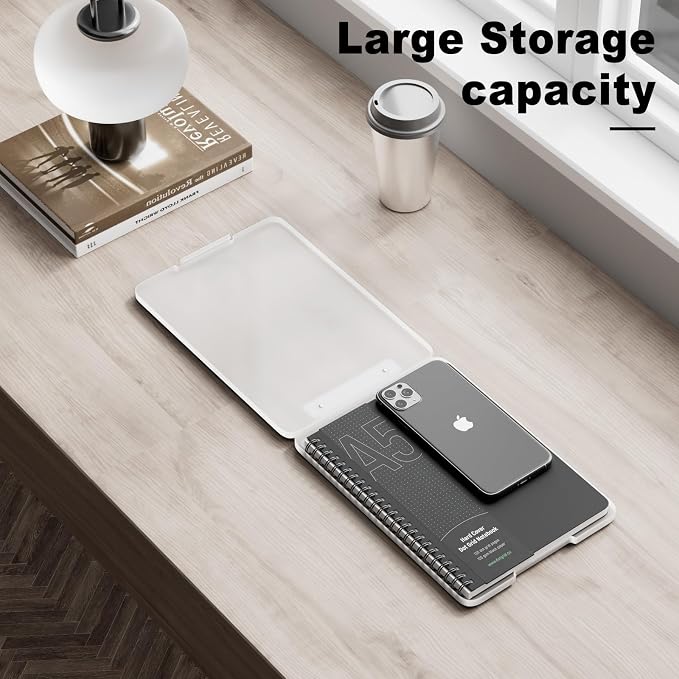 Hongri A5 Clipboard with Storage, Metal Retractable Pen Holder, 6 x 9'' Nursing - Image 6