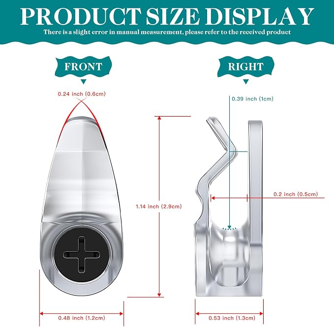 Hooks for Outdoor String Lights Clips, Christmas Light Clips Weatherproof - Image 7
