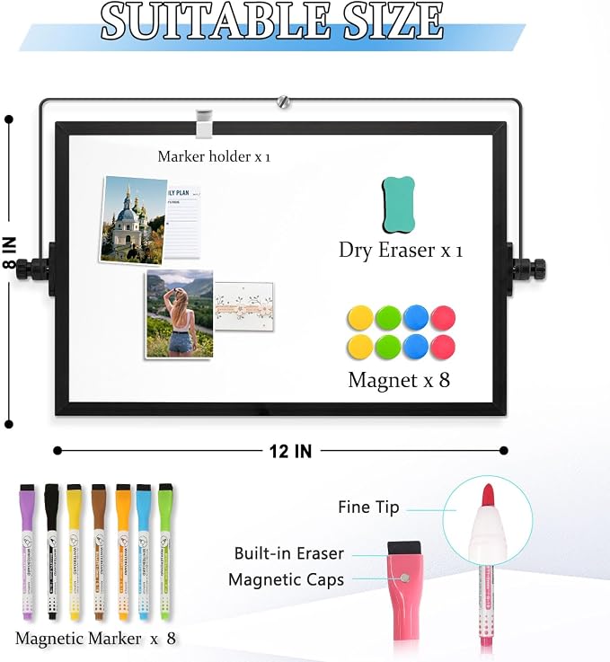 Double-Sided Magnetic White Board - Image 3