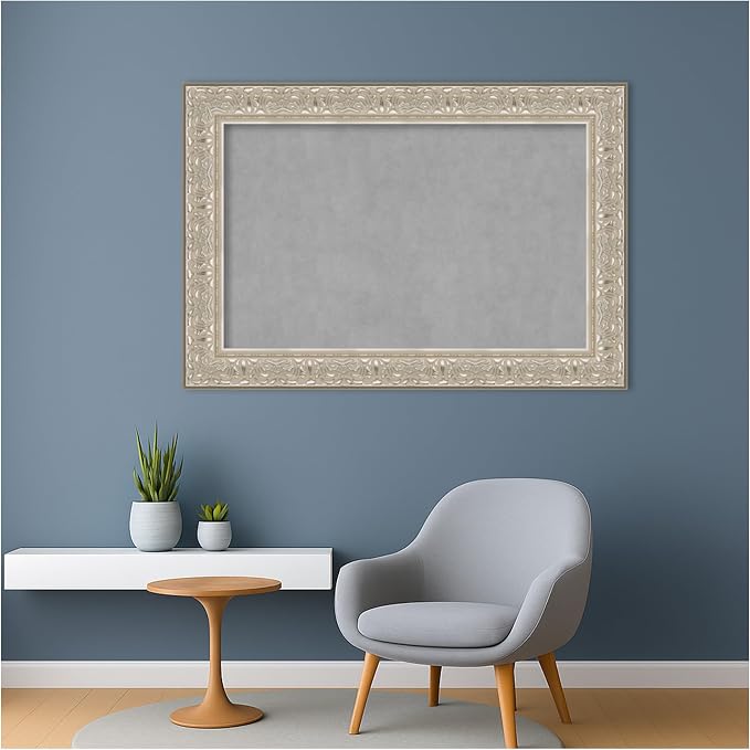 Amanti Art Silver Framed Magnetic Board 27x39 Large Vision Board - Image 5