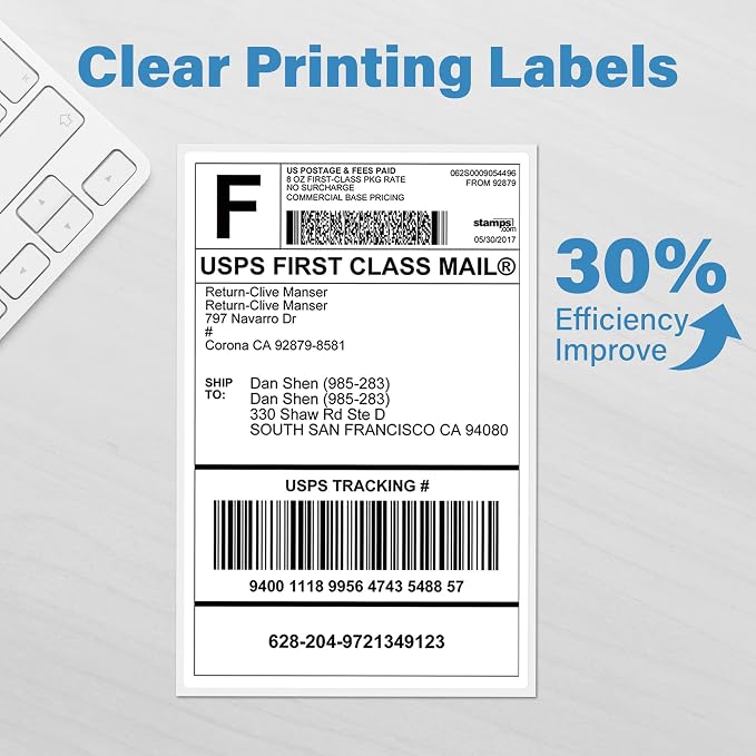 LotFancy 4x6 Thermal Labels, 500 Shipping Labels - Image 3