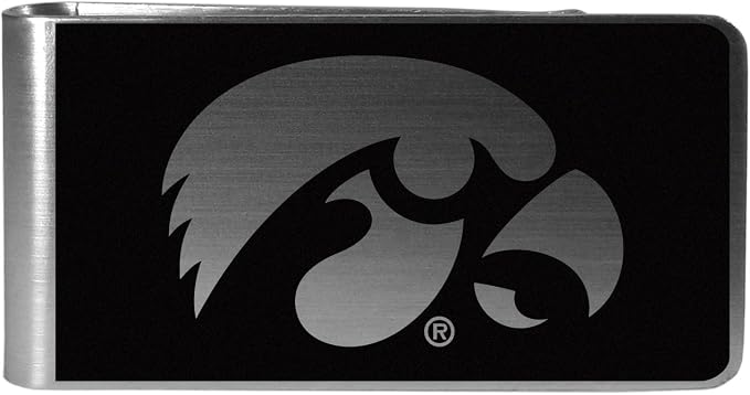Siskiyou Sports NCAA Unisex Black and Steel Money Clip by Siskiyou