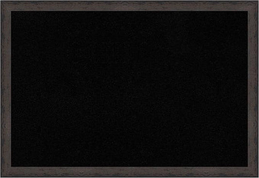 Amanti Art Black Cork Board for Wall, 27x39 Vision Board with Black Wood Frame, Large Corkboard Office Decor for Home Organization, Modern Corkboard Pinboard to Display Items for Home Organization in-DeskLoop Office