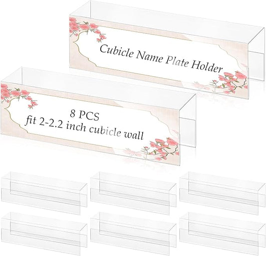 Cubicle Name Plate Holders Cubicle Name Plate Sign Holder Name Plate Bracket by SHIQIKEJIPTY