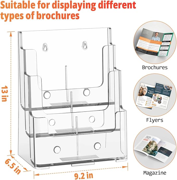FUCDTEFC Acrylic Brochure Holder 8.5x11 - Image 3