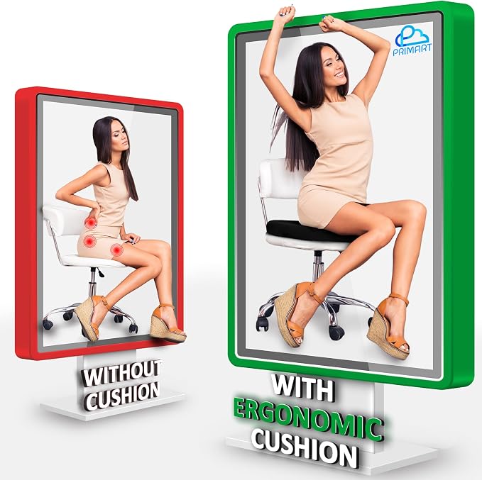 Memory Foam Seat Cushion, Ergonomic Office Chair Cushion - Image 7