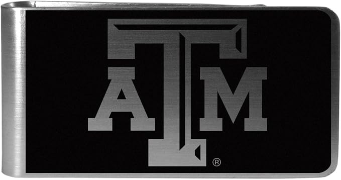 Siskiyou Sports NCAA Unisex Black and Steel Money Clip by Siskiyou