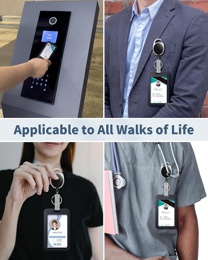 Uniclife 3 Pack ID Badge Holder - Image 2