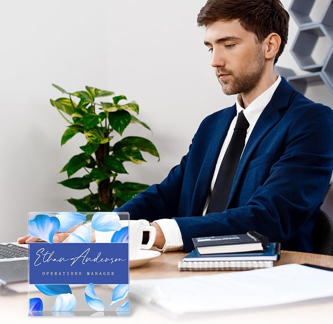 Custom Desk Name Plate Personalized - Image 4