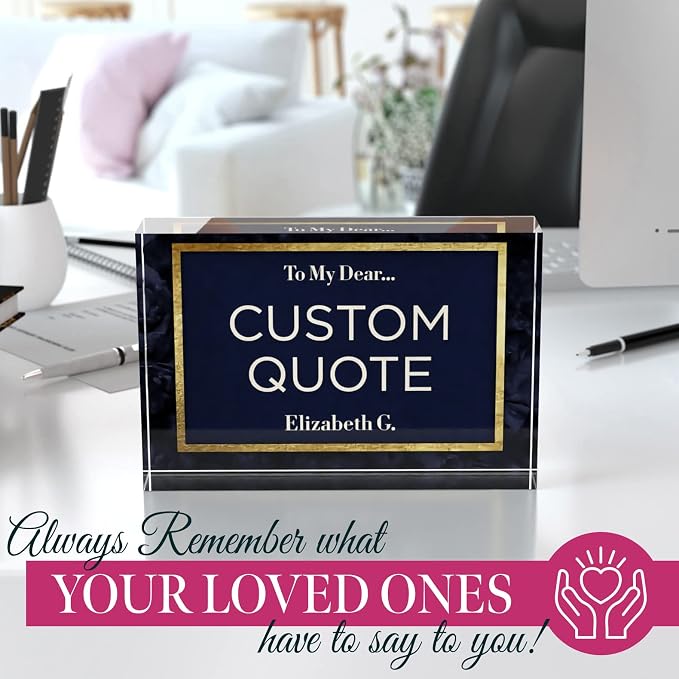 Custom Acrylic Sign Personalized, Custom Desk Name Plate, 18 Styles, - Image 5