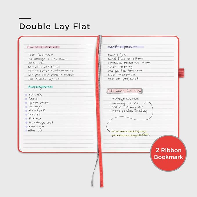 &And Per Se Lined Journal Notebook, 160 Pages, A5 5.7 x 8 inches College Ruled - Image 4