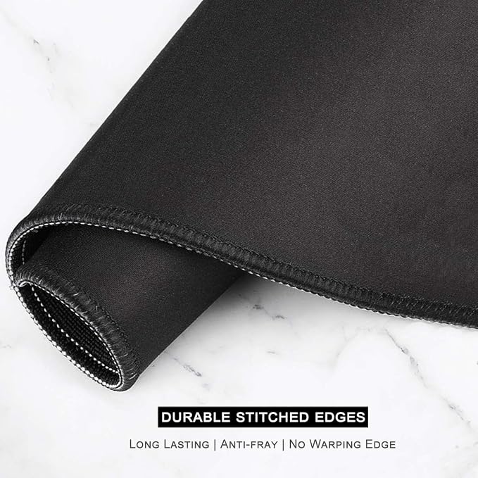 Auhoahsil Large Mouse Pad, XXL Desk Pad, Extened 35" x 15", Non-Slip Rubber Base - Image 5