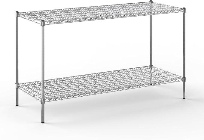 Regal Altair 24" Deep x 60" Wide x 34" Height Wire Shelving Kit | 2-Tier | NSF by Regal+Altair