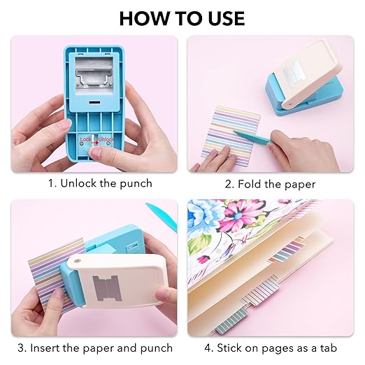 3.9x1.5cm Tab Paper Punch - Image 4