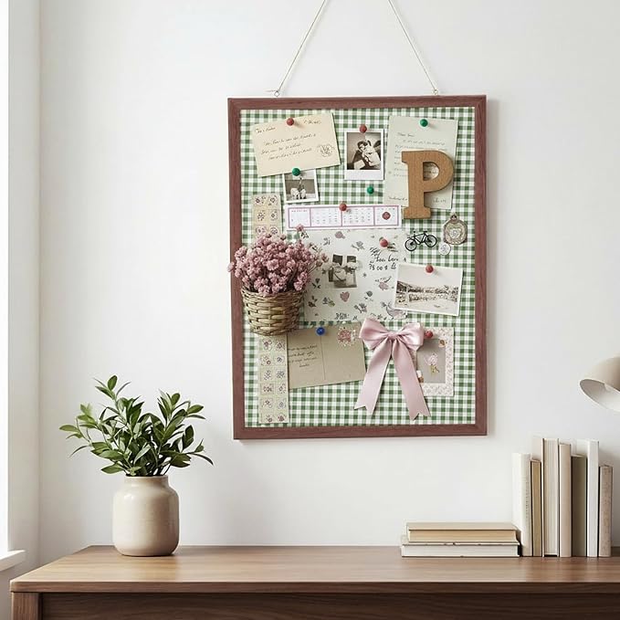 Leinuosen 17" x 23" Linen Cork Board - Image 5