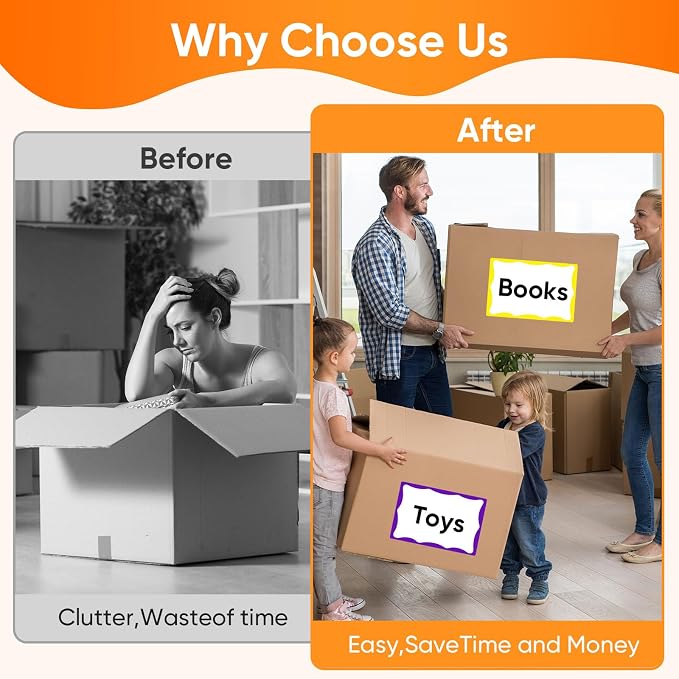 6 x 4 inch Large Moving Labels for Boxes, Packing Labels Stickers for Moving - Image 6