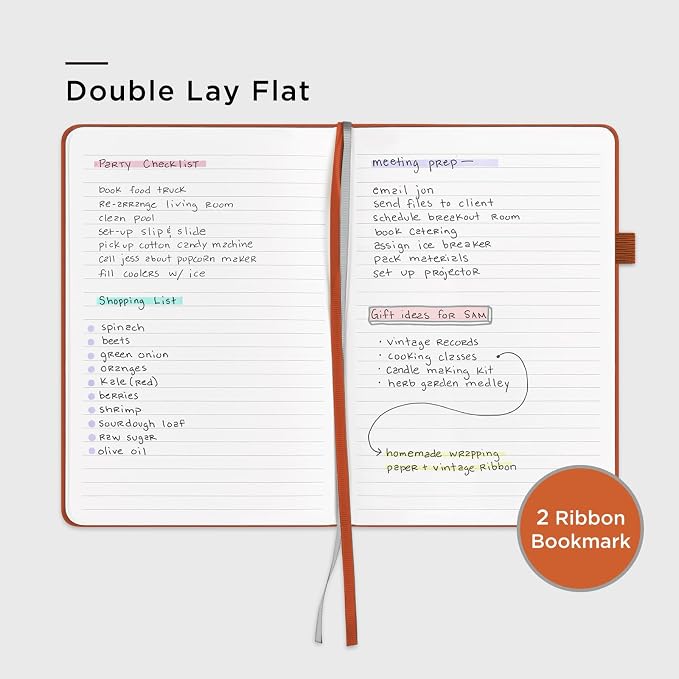 &And Per Se Lined Journal Notebook, 160 Pages, A5 5.7 x 8 inches College Ruled - Image 5