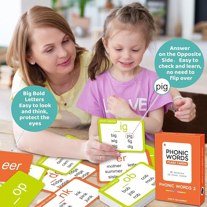 712 Sight Words/Phonics Flash Cards, Dolch & Fry High Frequency Site Words - Image 7