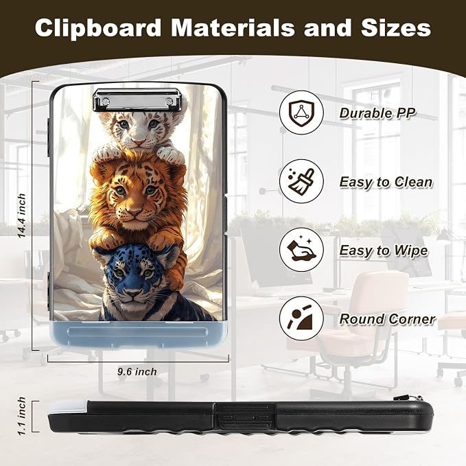 Clipboard with Storage, Nursing Clip Board 8.5 x 11 Storage Organization Box - Image 2