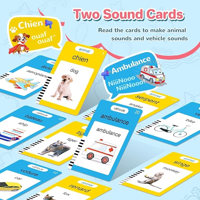 French & English Talking Flash Cards - Image 5