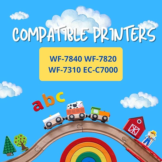 812XL Remanufactured for Epson 812XL Ink cartridges Combo Pack 812 XL T812 for Workforce Pro WF-7840 WF-7820 WF-7310 EC-C7000 Printer 6 Pack 3 Black 1 Cyan 1 Magenta 1 Yellow-DeskLoop Office