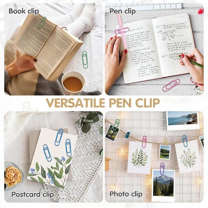 Paper Clip Pen Holder, Papers Planner and Journal Accessories - Image 2
