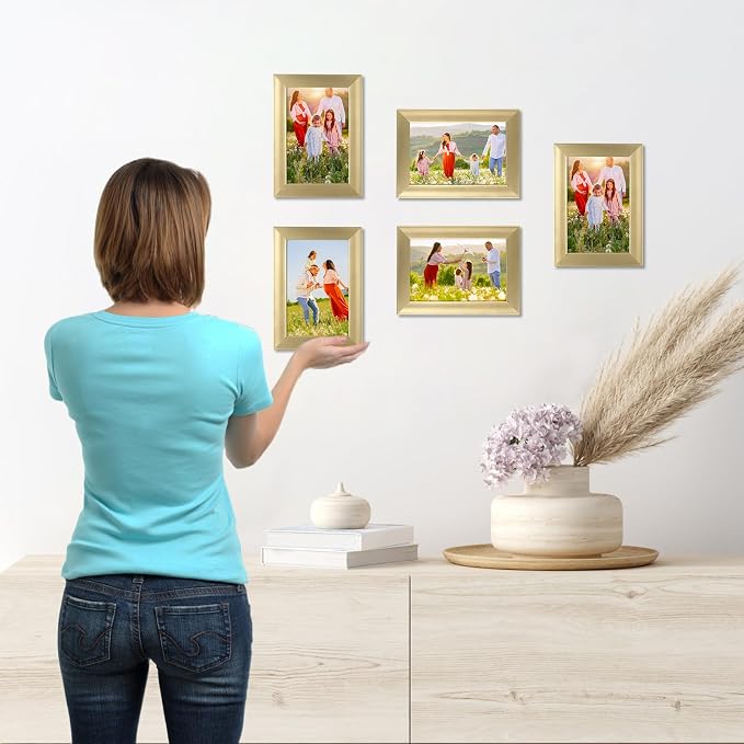 Giftgarden 4x6 Picture Frame Gold Set of 12 - Image 4