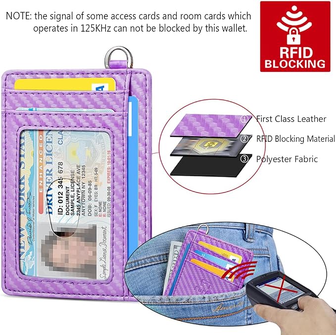 FurArt Slim Minimalist Wallet RFID Credit Card Holder - Image 5