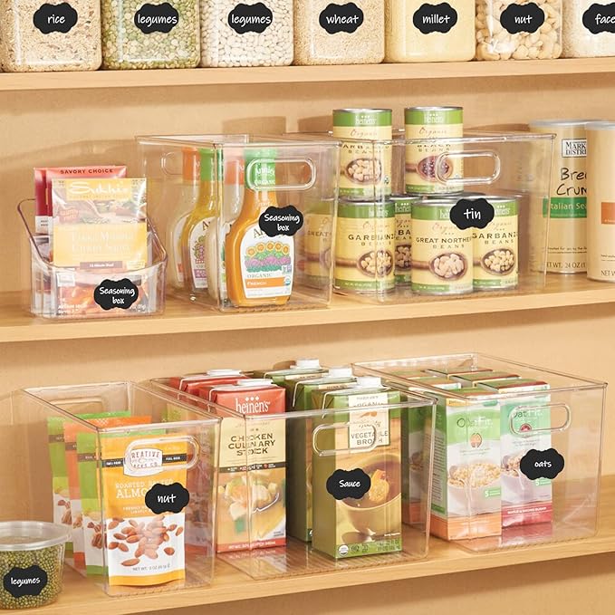 24PCS Basket Labels, Premium Bin Basket Labels Clip On, Pantry Basket Labels - Image 7
