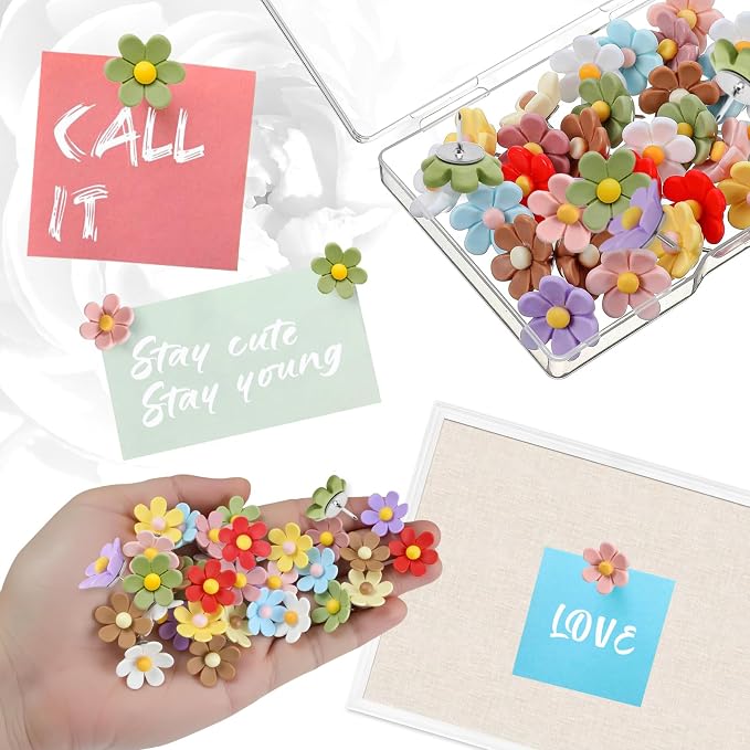 Flower Push Pins - Image 3