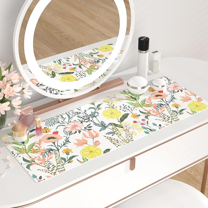 QIYI Floral Large Mouse Pad, Colorful Desk Mat - Image 6