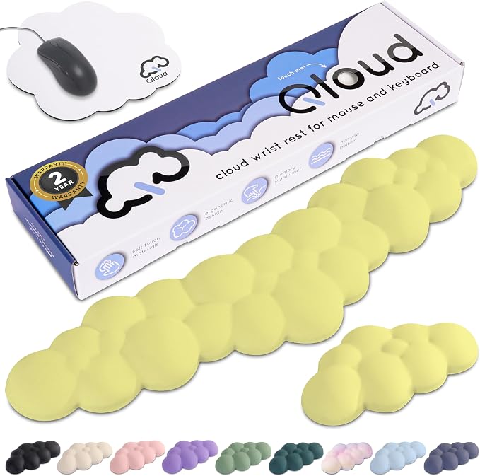 Cloud Keyboard Wrist Rest – Create-ables Qloud Cloud Wrist Rest by Create-ables