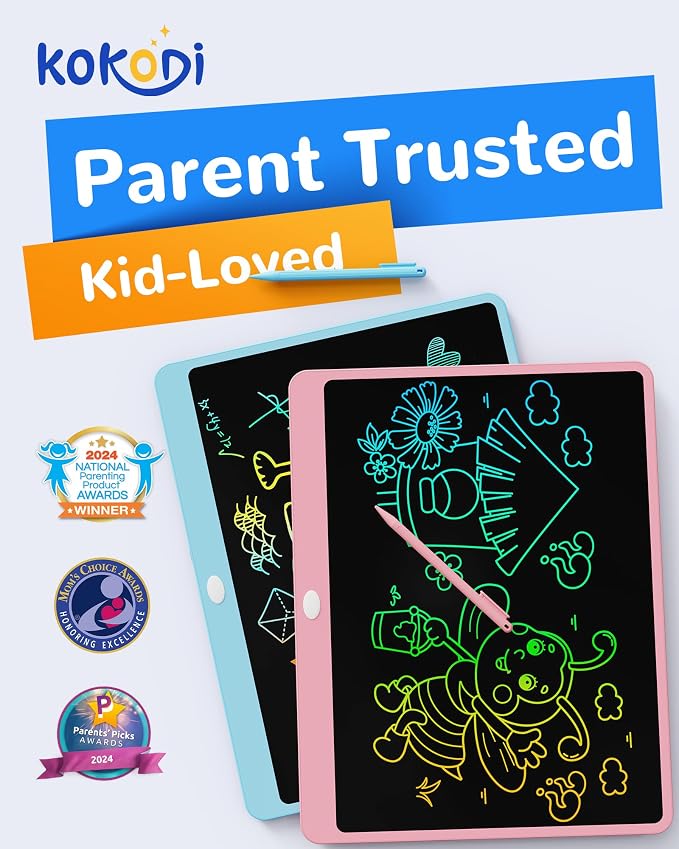 KOKODI LCD Writing Tablet, 16 Inch Colorful Toddler Doodle Board Drawing Tablet - Image 2